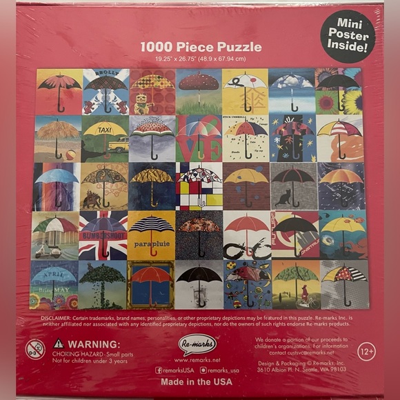 Rainy Day 1000 piece puzzle. New in package. - Picture 4 of 10